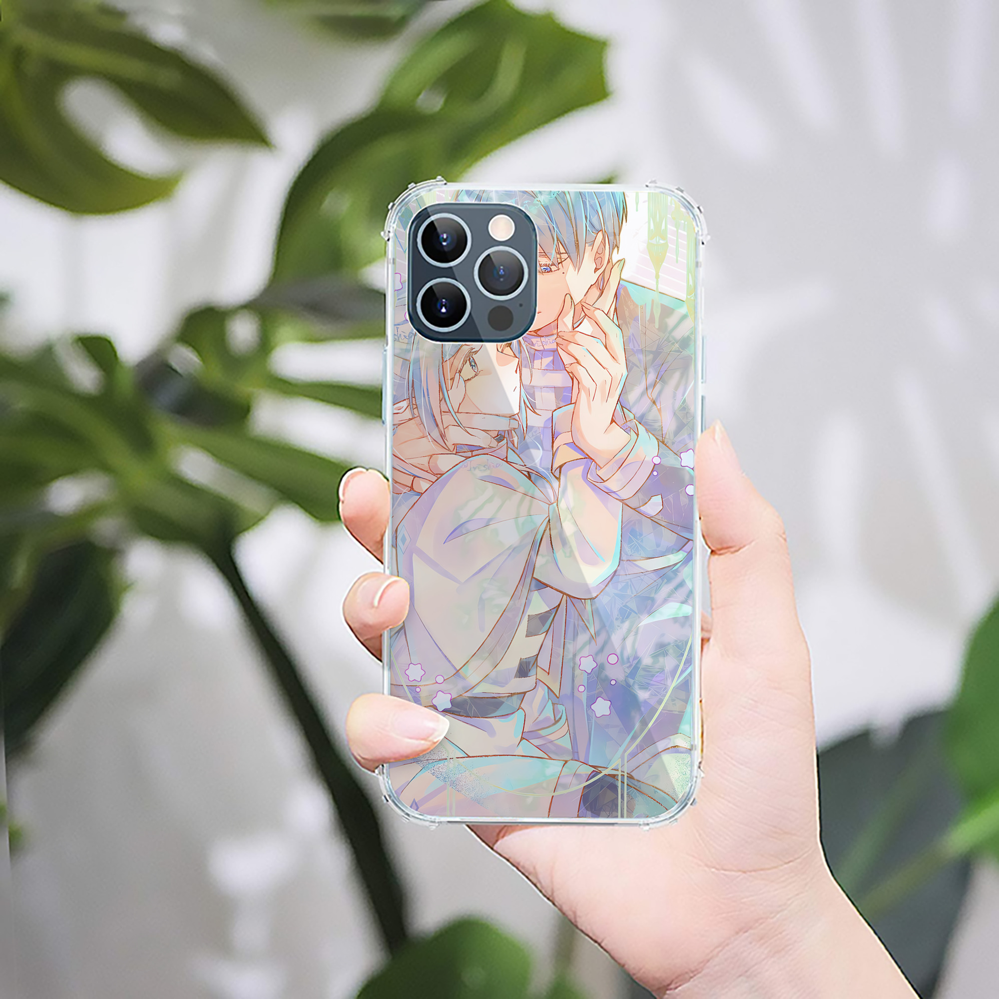 （画像用） 葬送のフリーレン Frieren 【iPhone 12シリーズ対応】透明スマホケース（クリアソフトケース）